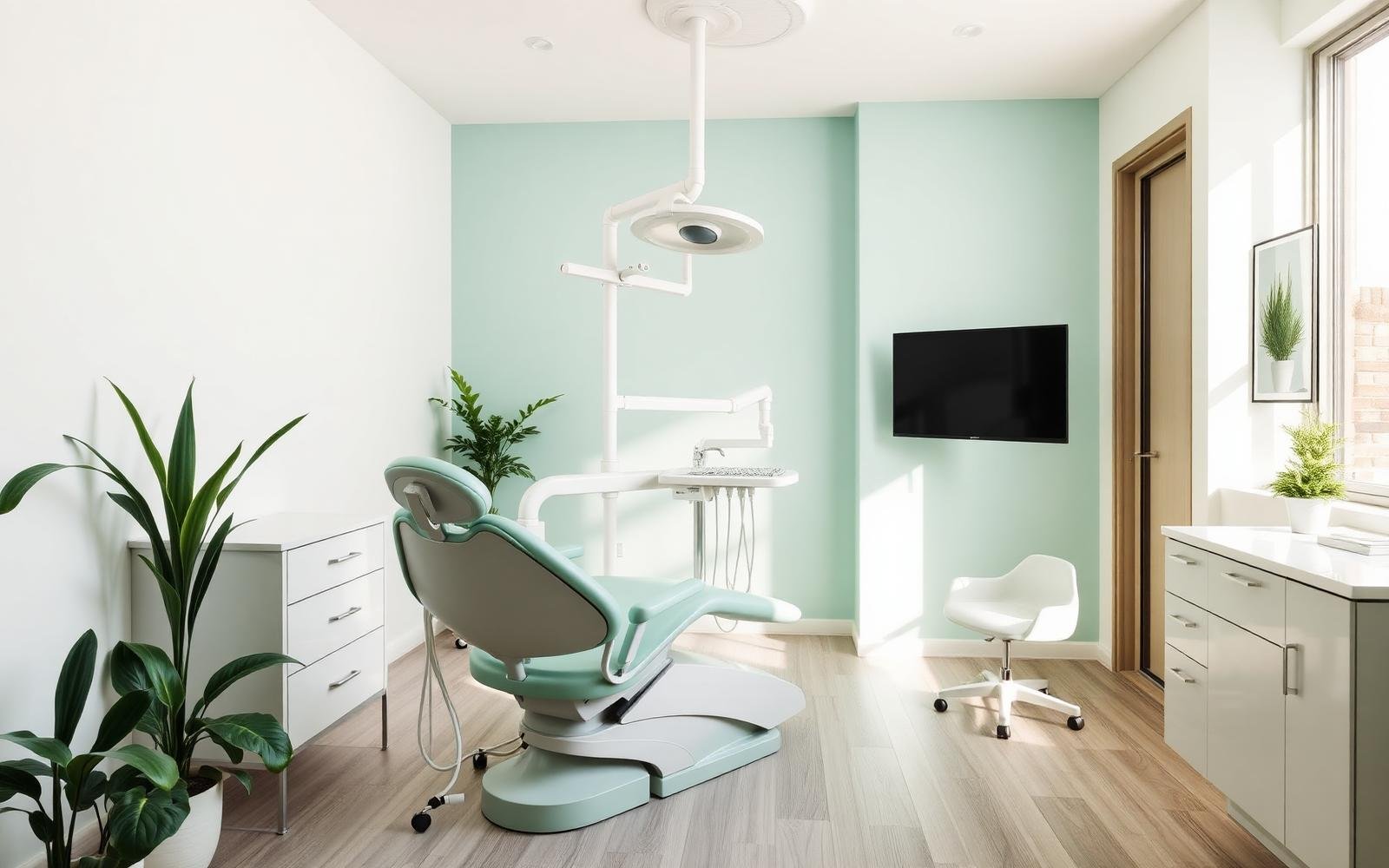 Interior of the modern dental clinic